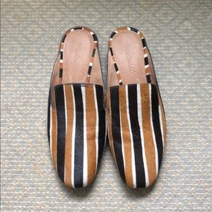 Pair of Madewell striped mules
